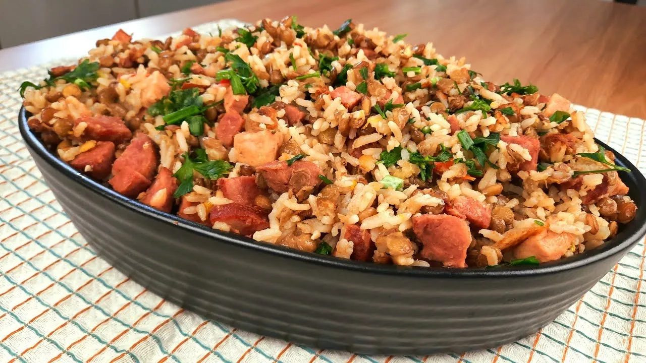 Arroz com Lentilhas Arroz com Lentilhas