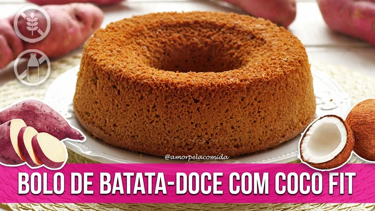 Bolo de Batata Doce com Coco Bolo de Batata Doce com Coco