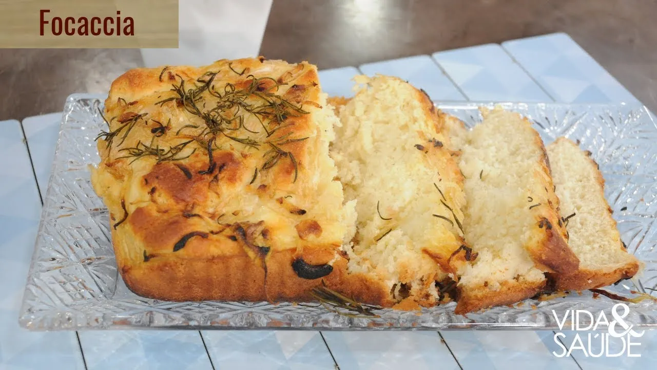 Focaccia de Alecrim Focaccia de Alecrim