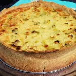 Quiche de Alho-Poró com Queijo Quiche de Alho-Poró com Queijo