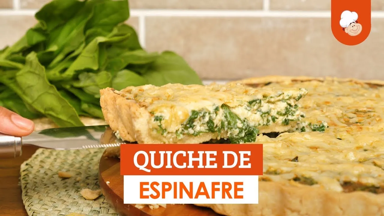 Quiche de Espinafre e Queijo Quiche de Espinafre e Queijo
