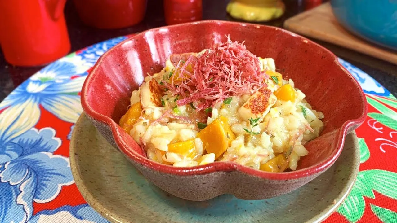 Risoto de Abóbora com Queijo