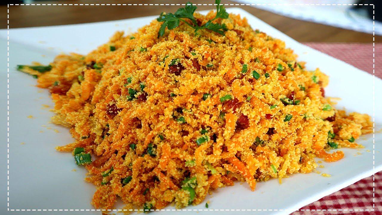 Farofa de cenoura Farofa de cenoura